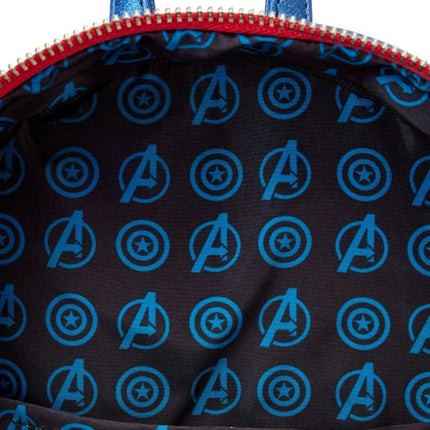 Shine Captain America Cosplay - Mini Backpack Loungefly Zainetto