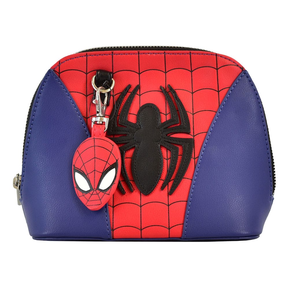 New shops Loungefly Spider-Man Spider Web Crossbody Bag PLUS Wallet Universal Studios