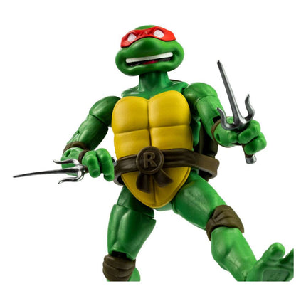 Raphael  Exclusive Teenage Mutant Ninja Turtles BST TMNT AXN x IDW Action Figure & Comic Book 13 cm