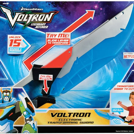 Espada electrónica transformable Voltron con efectos de sonido